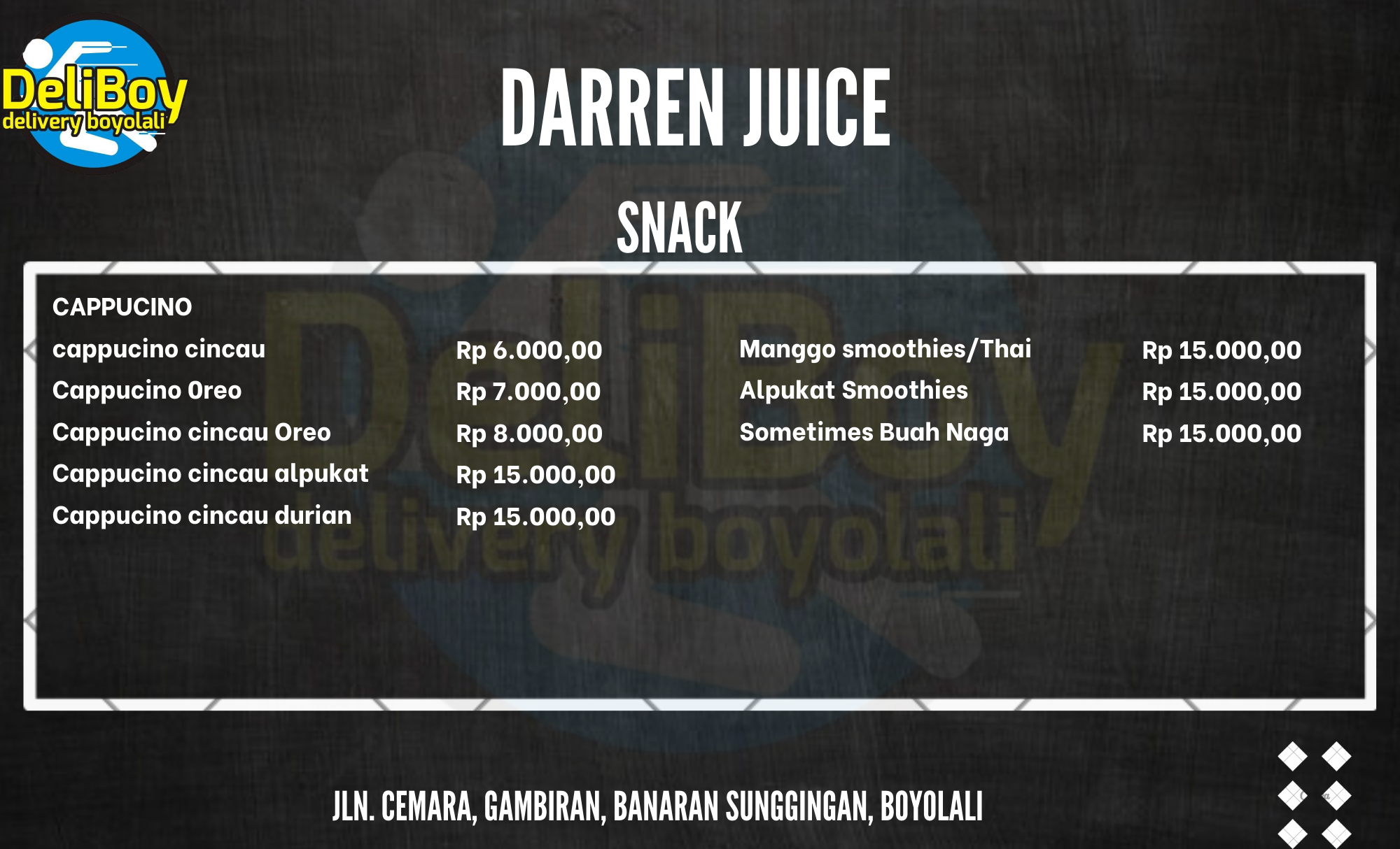 DARREN JUICE 2