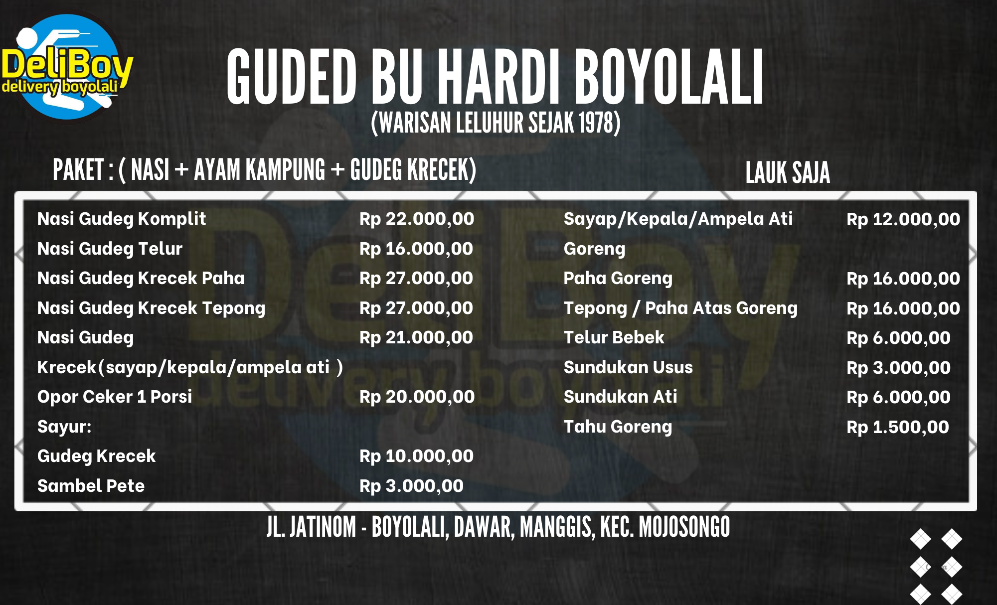 GUDED BU HARDI BOYOLALI