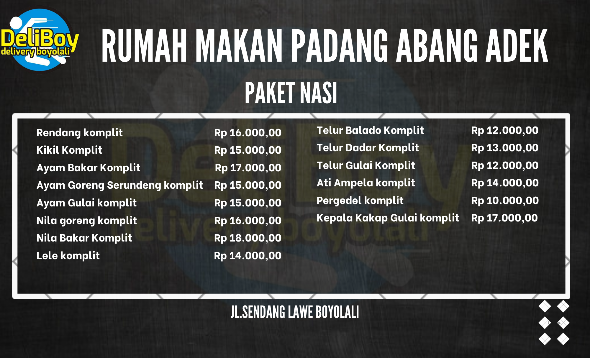 RUMAH MAKAN PADANG ABANG ADEK 1