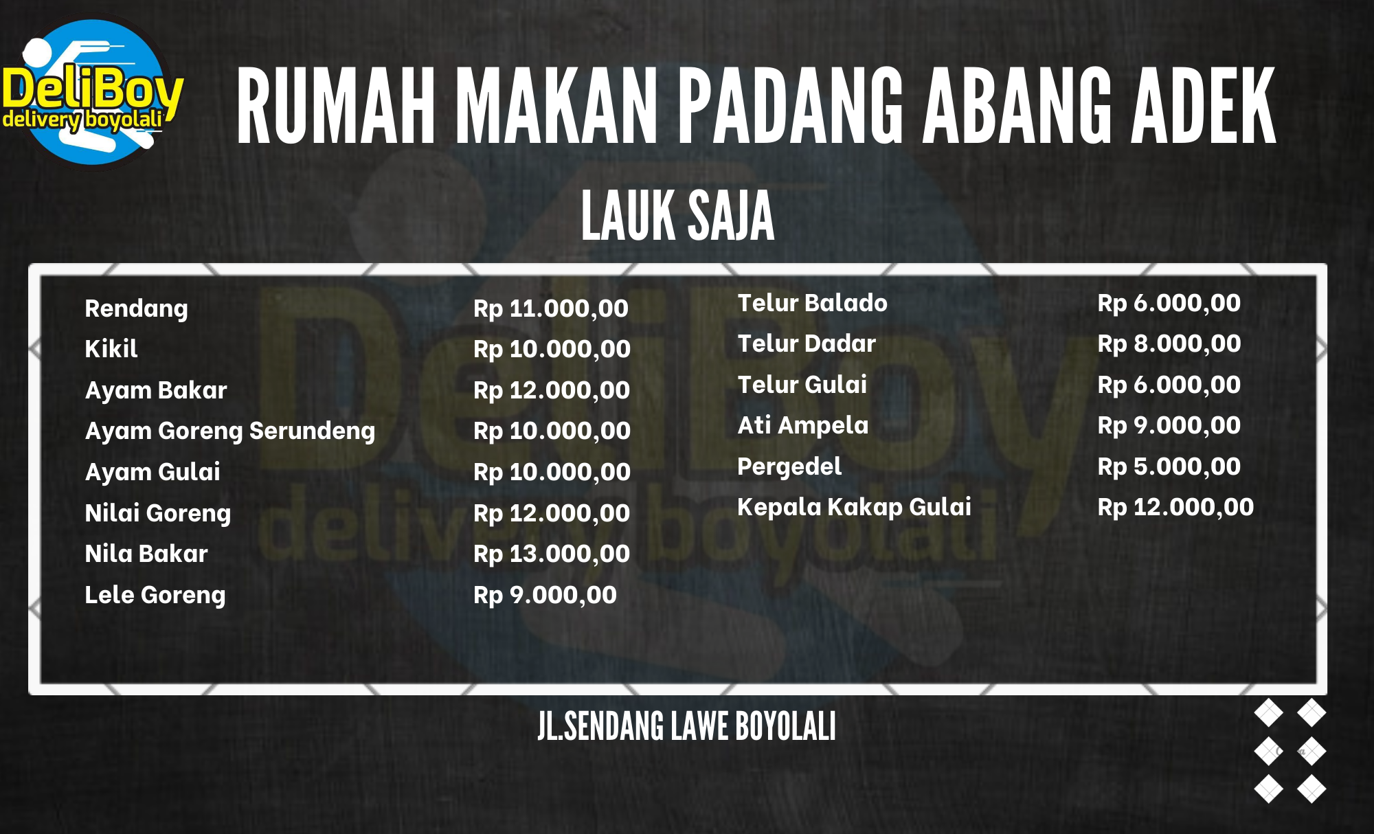 RUMAH MAKAN PADANG ABANG ADEK 2