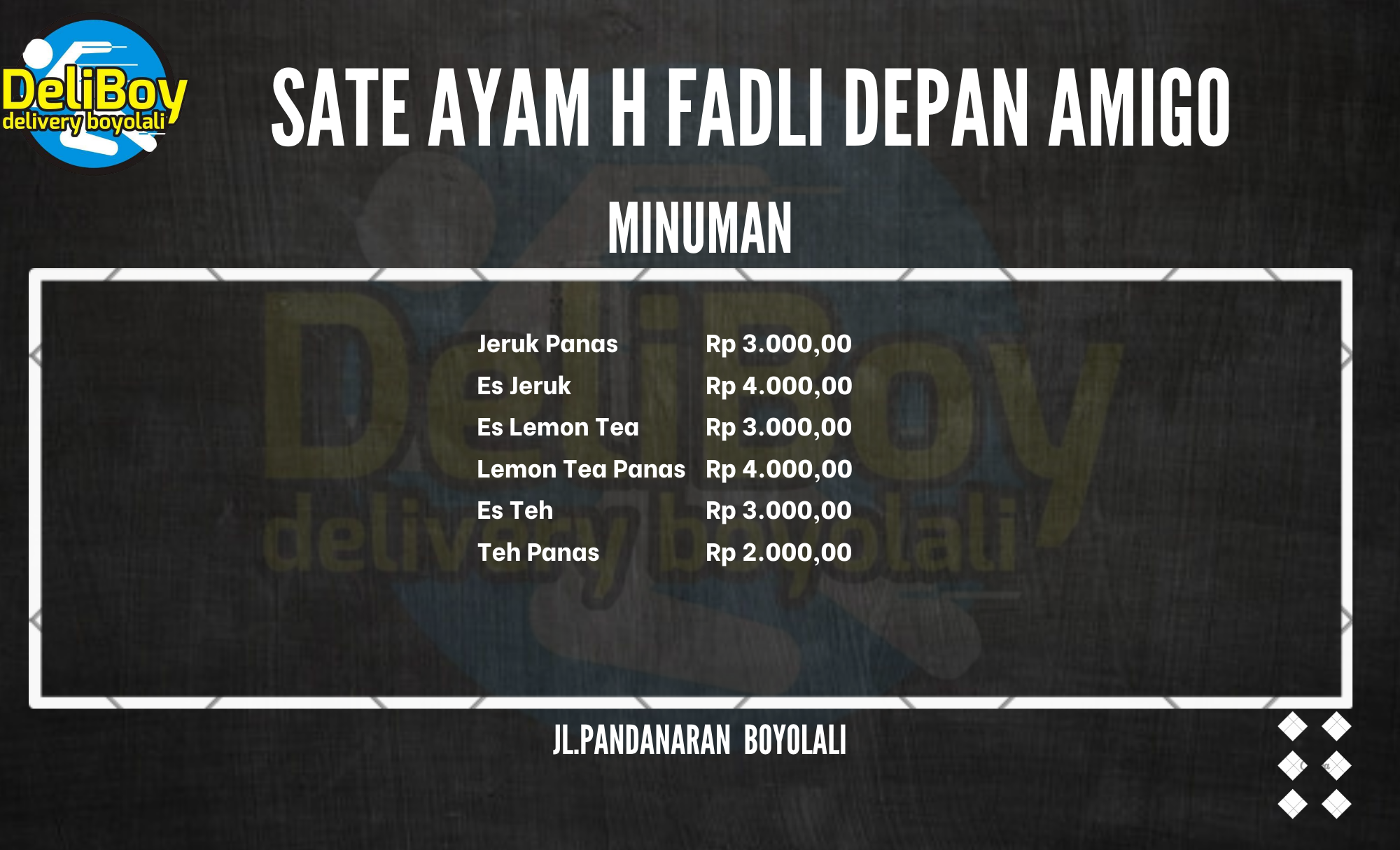 SATE AYAM H FADLI DEPAN AMIGO 2