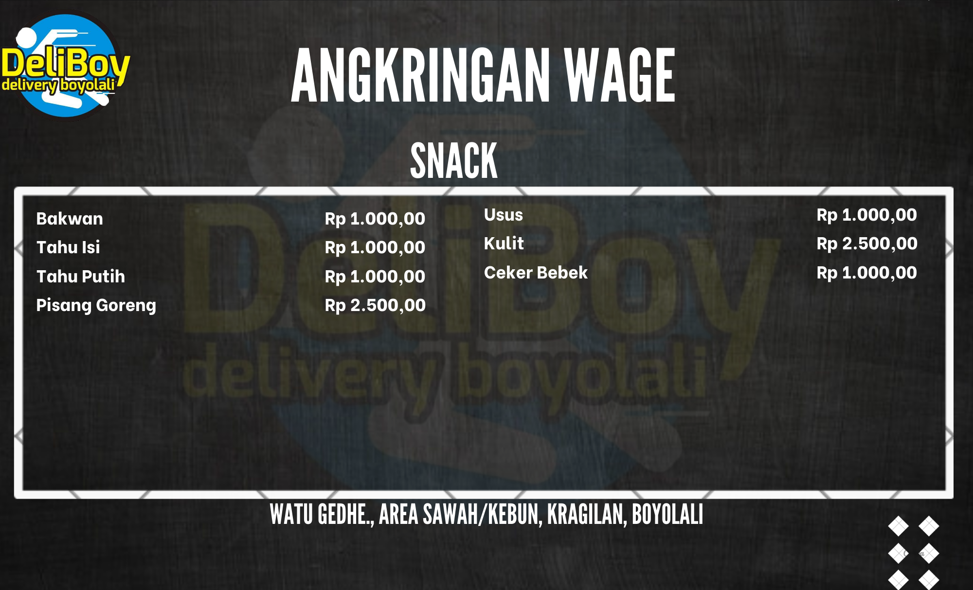 angkringan wage 3