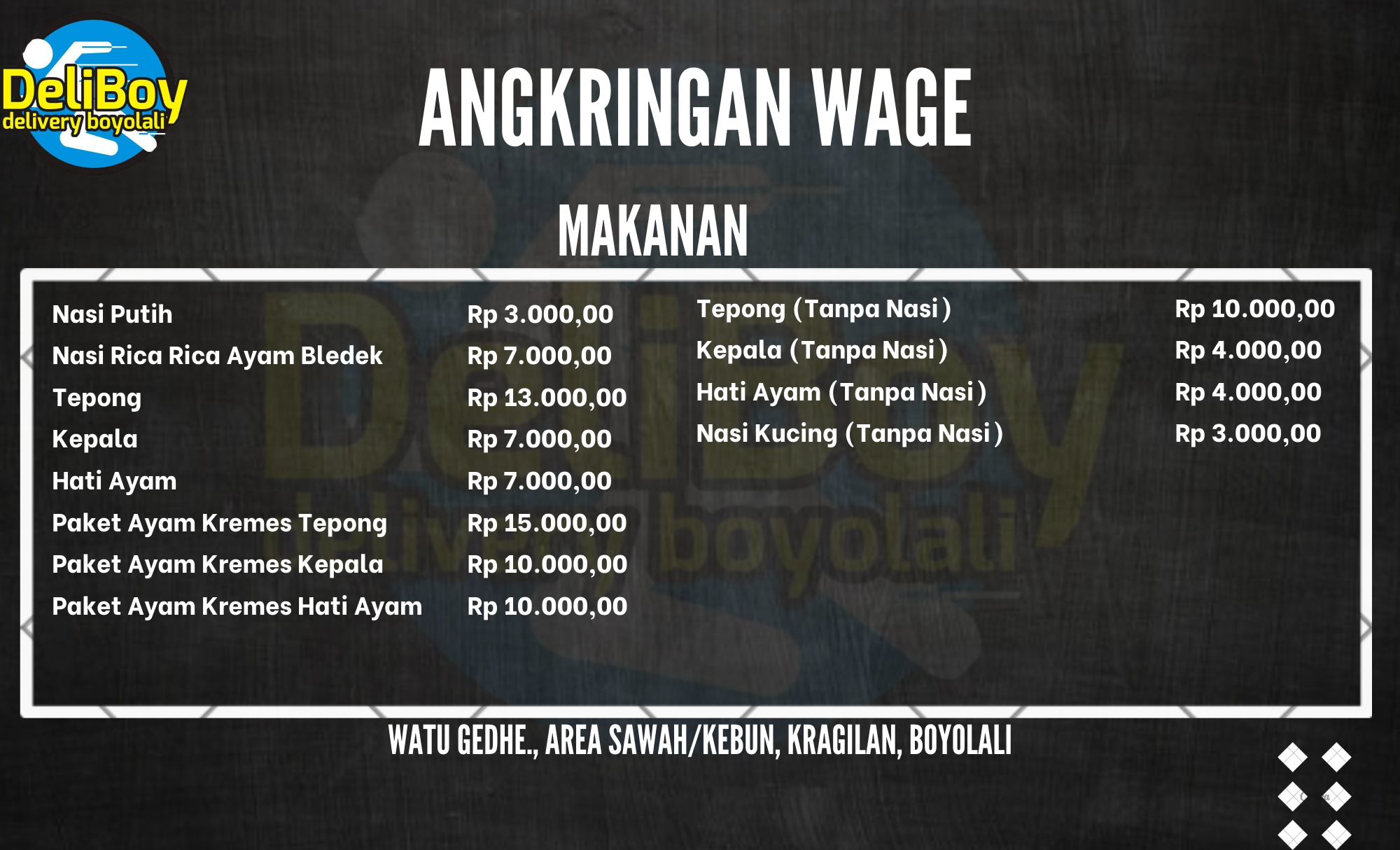 angkringan wage