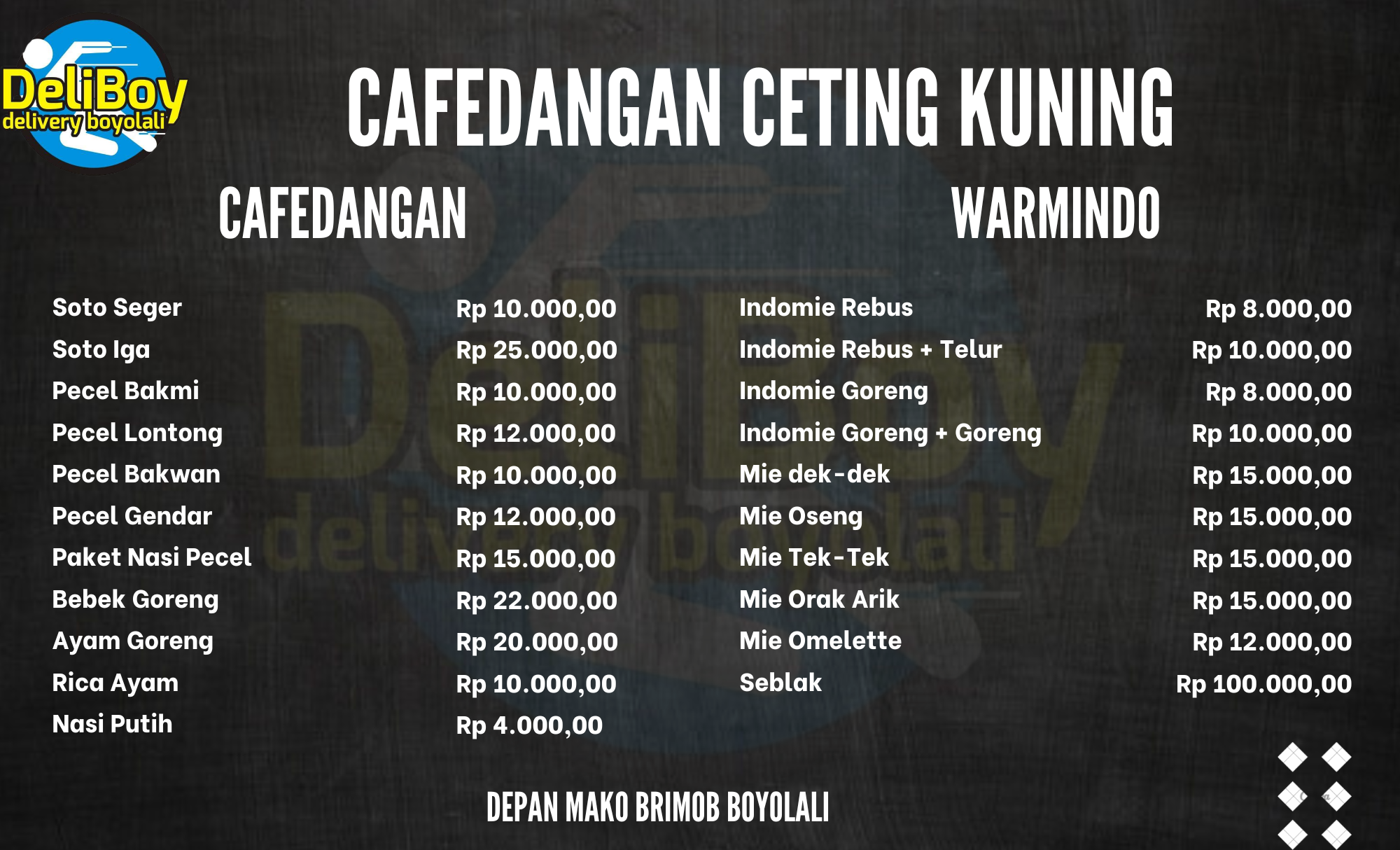 Cafedangan Ceting Kuning