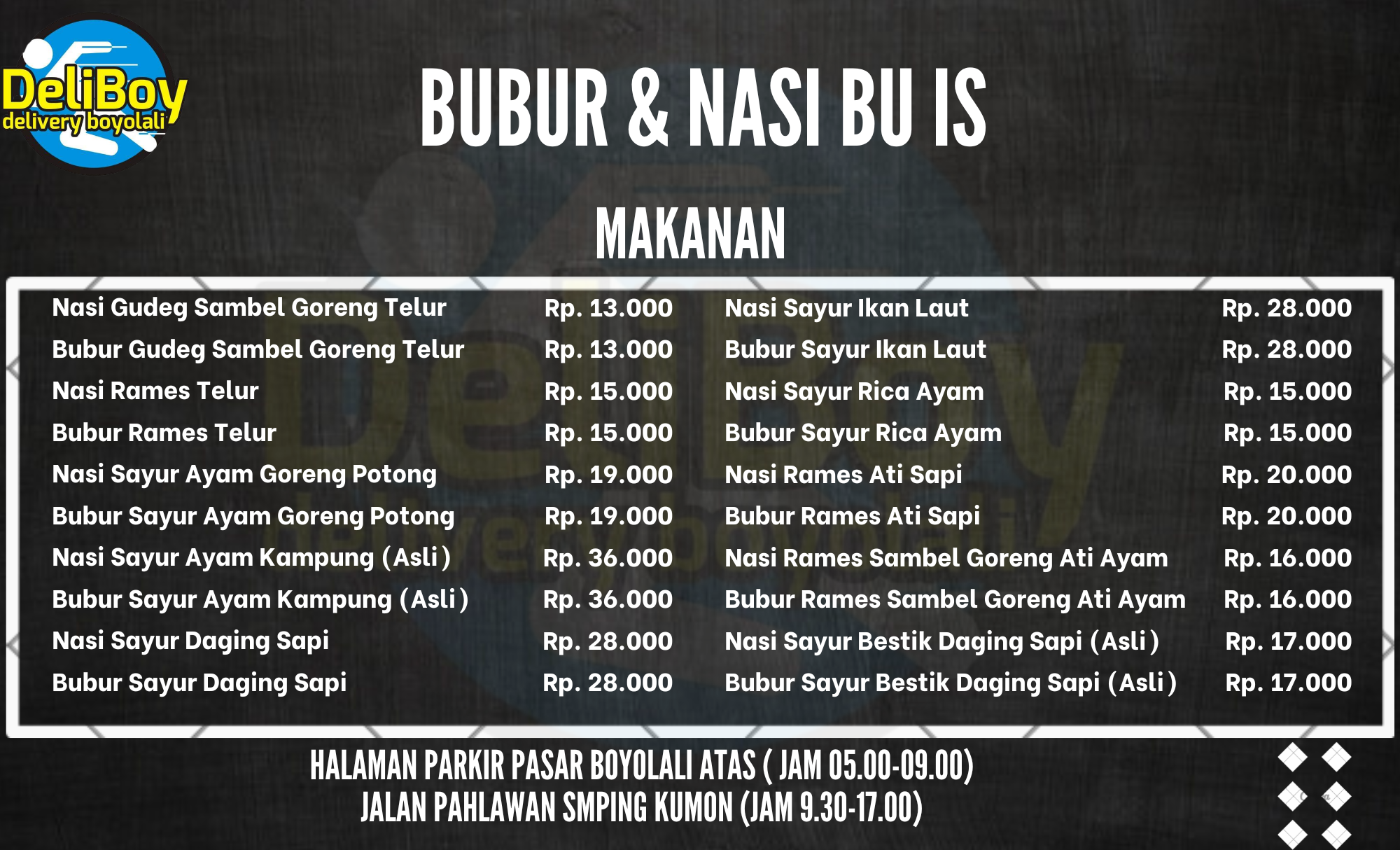 bubur & nasi bu is (2)