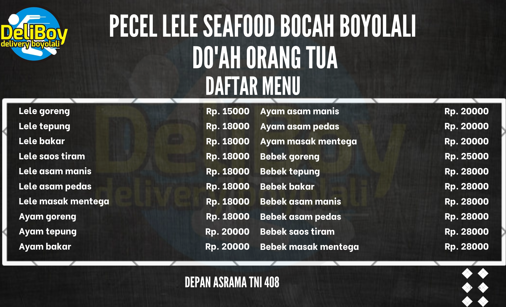 PECEL LELE SEAFOOD BOCAH BOYOLALI Do'ah orang tua (1)